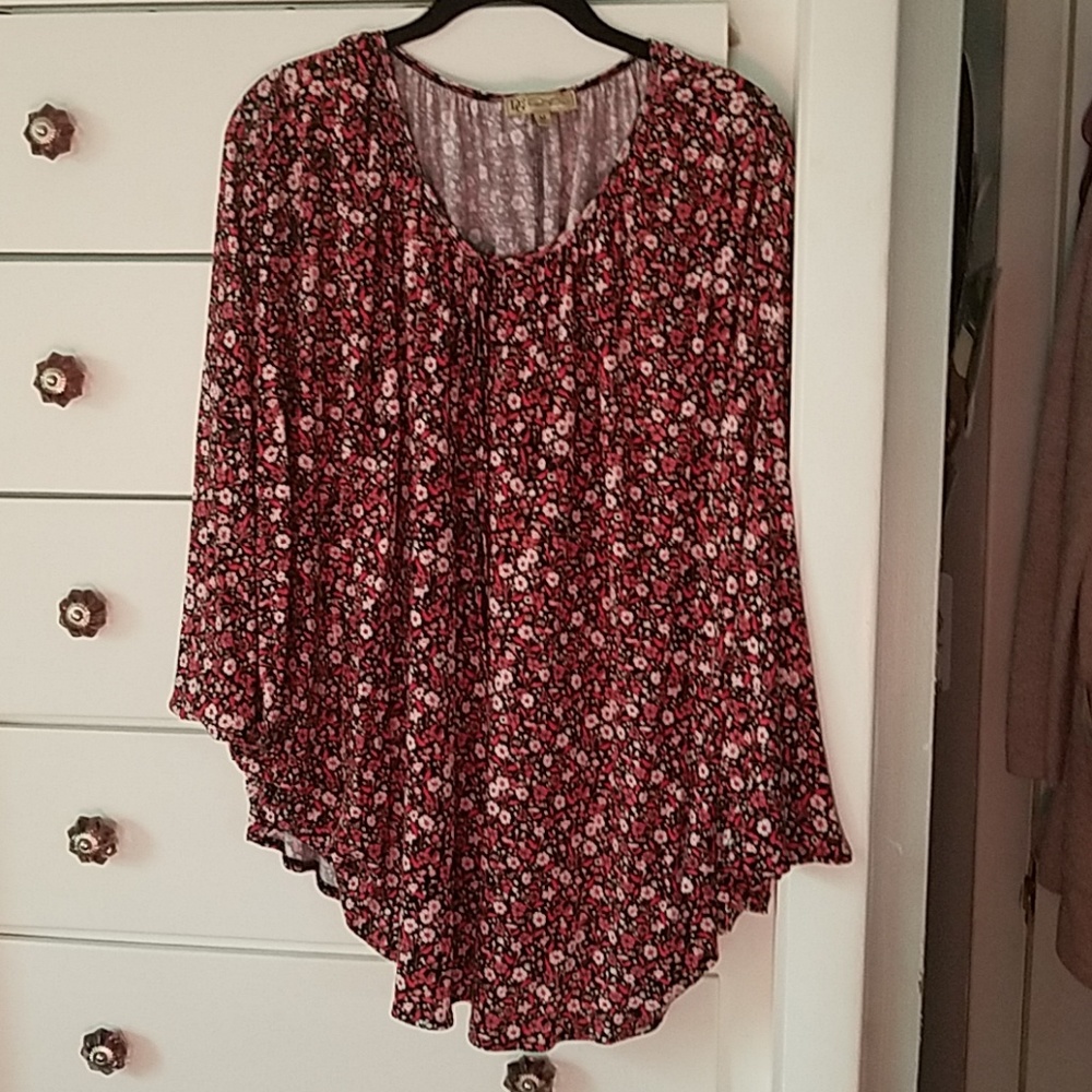 Diane Gilman peasant blouse NWOT